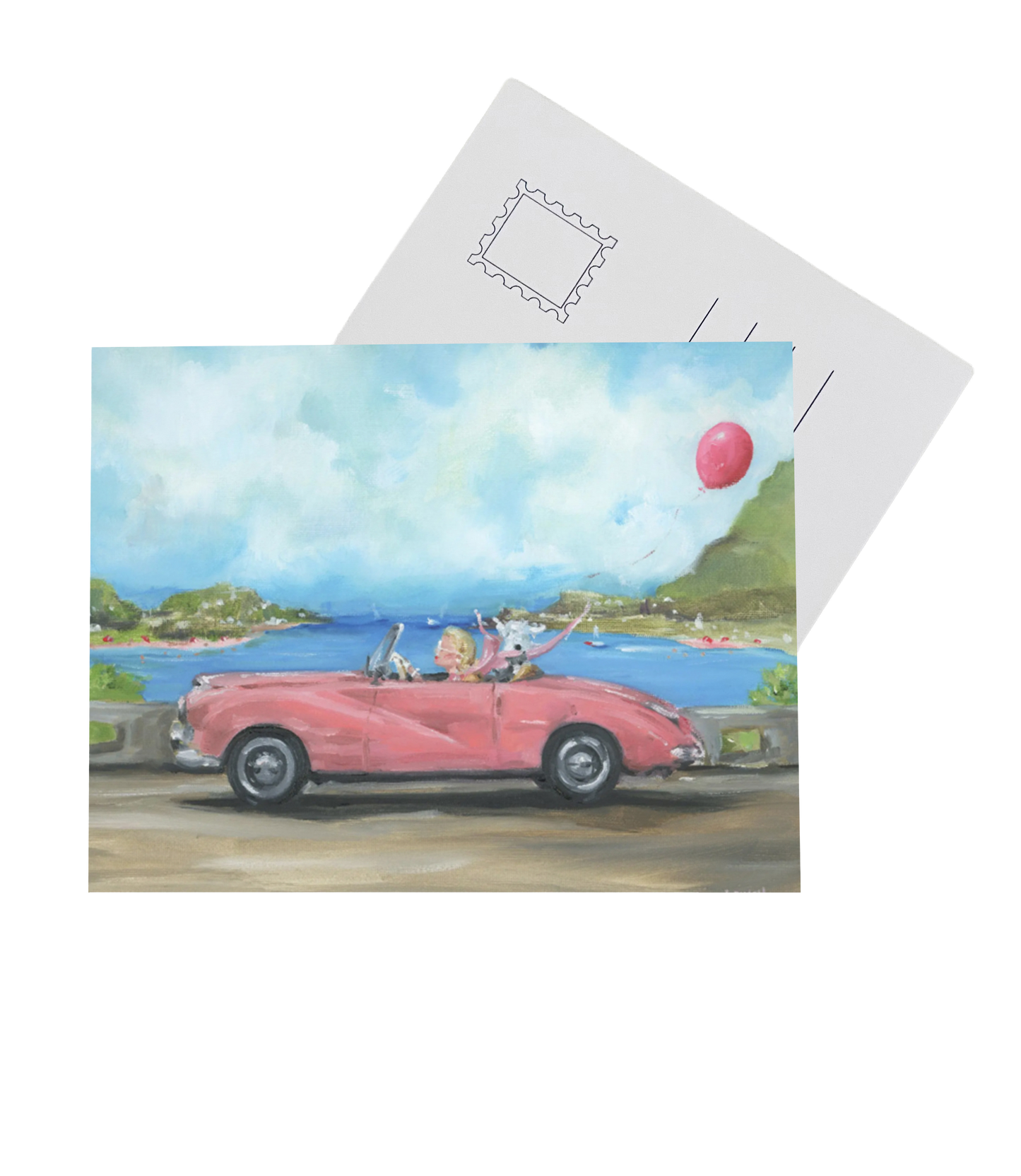 A Riviera Kind of Day Postcard - Set of 8