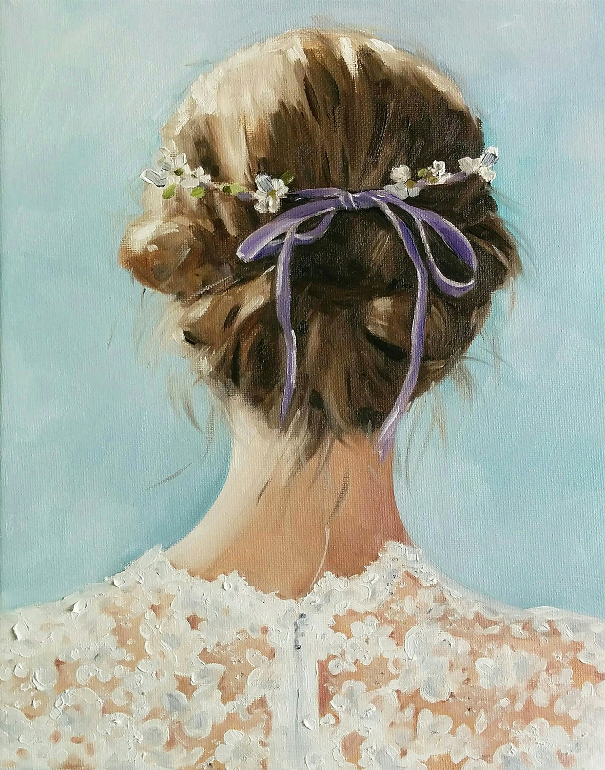 Lavender Girl - Fine Art Print