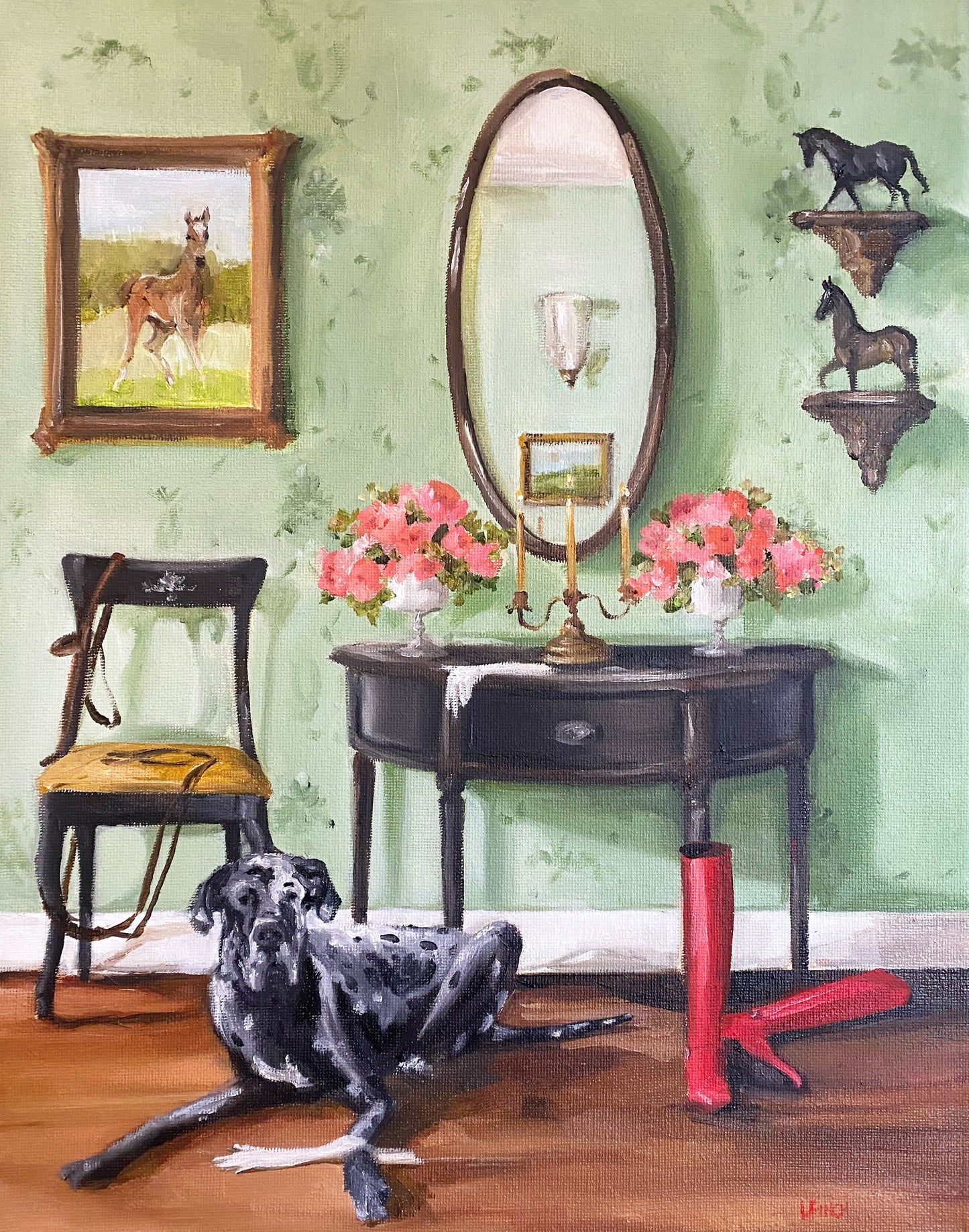 Red Riding Boots - Fine Art Print