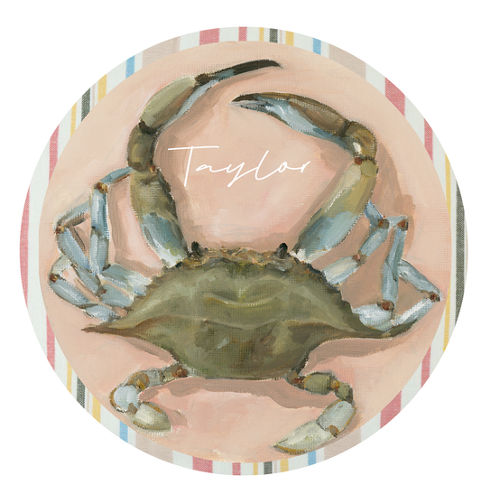 Seaside Fun Crab Place Cards - Set of 8