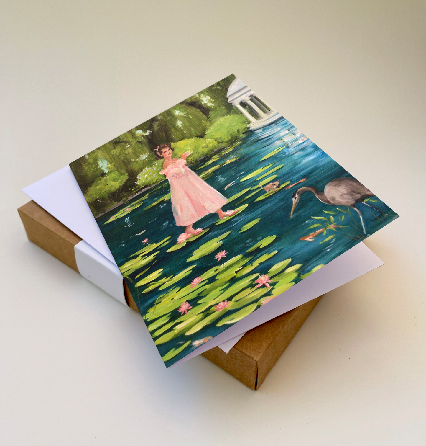 Morning Stroll in the Gardens at Giverny - Boxed Set of 8