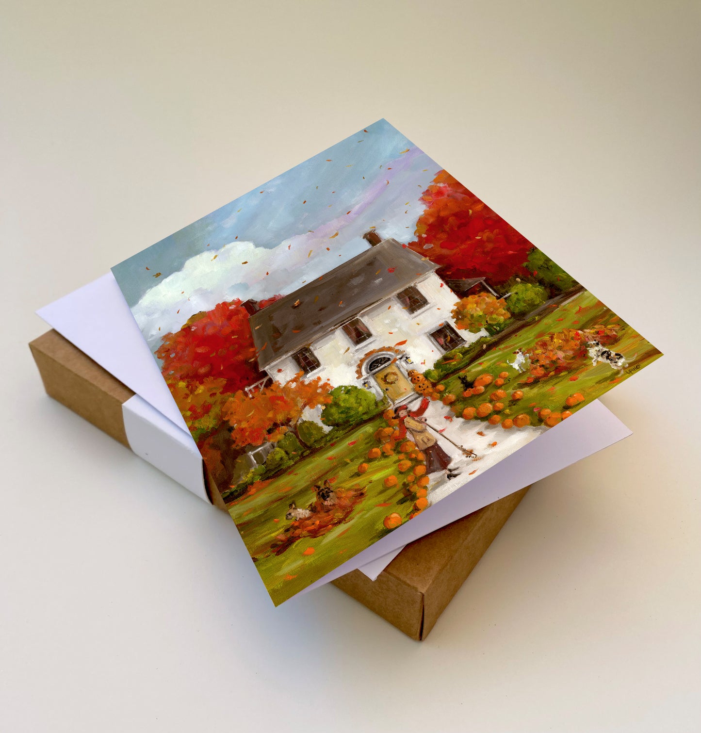 Falling Leaves - Boxed Set of 8