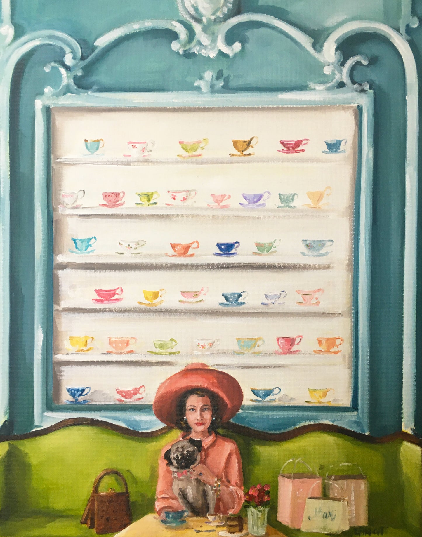 Tippy and Tilly Take Time for Tea - Fine Art Print