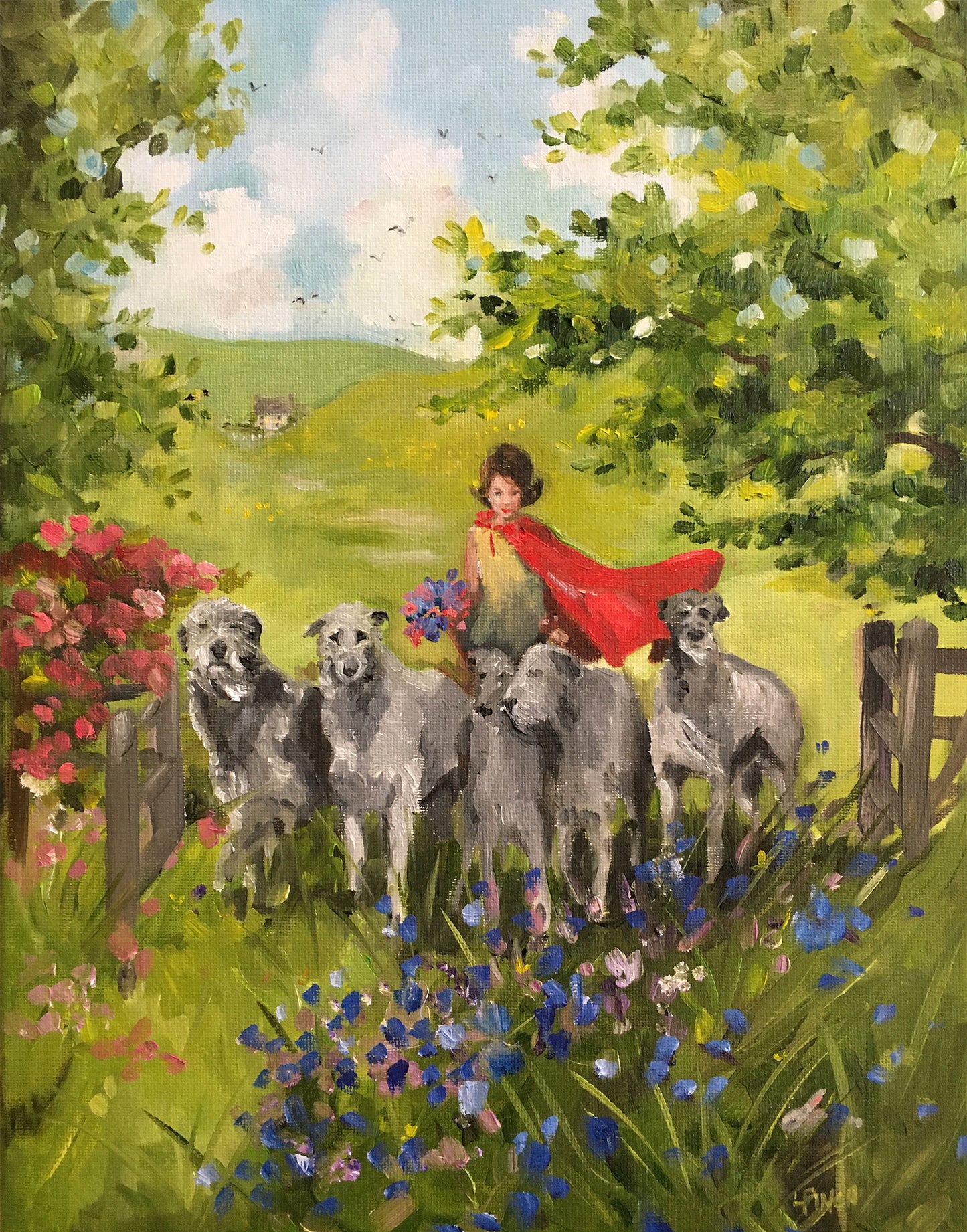 Afternoon Strollers - Fine Art Print