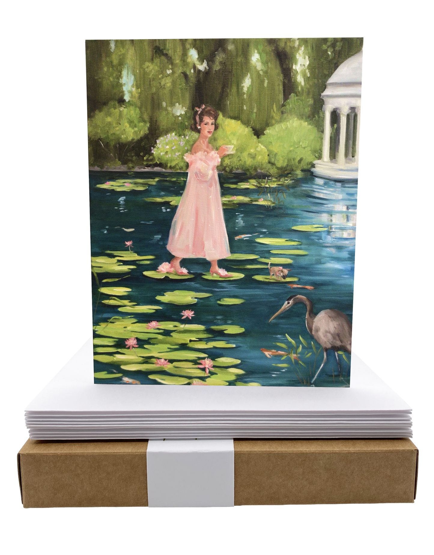 Morning Stroll in the Gardens at Giverny - Boxed Set of 8