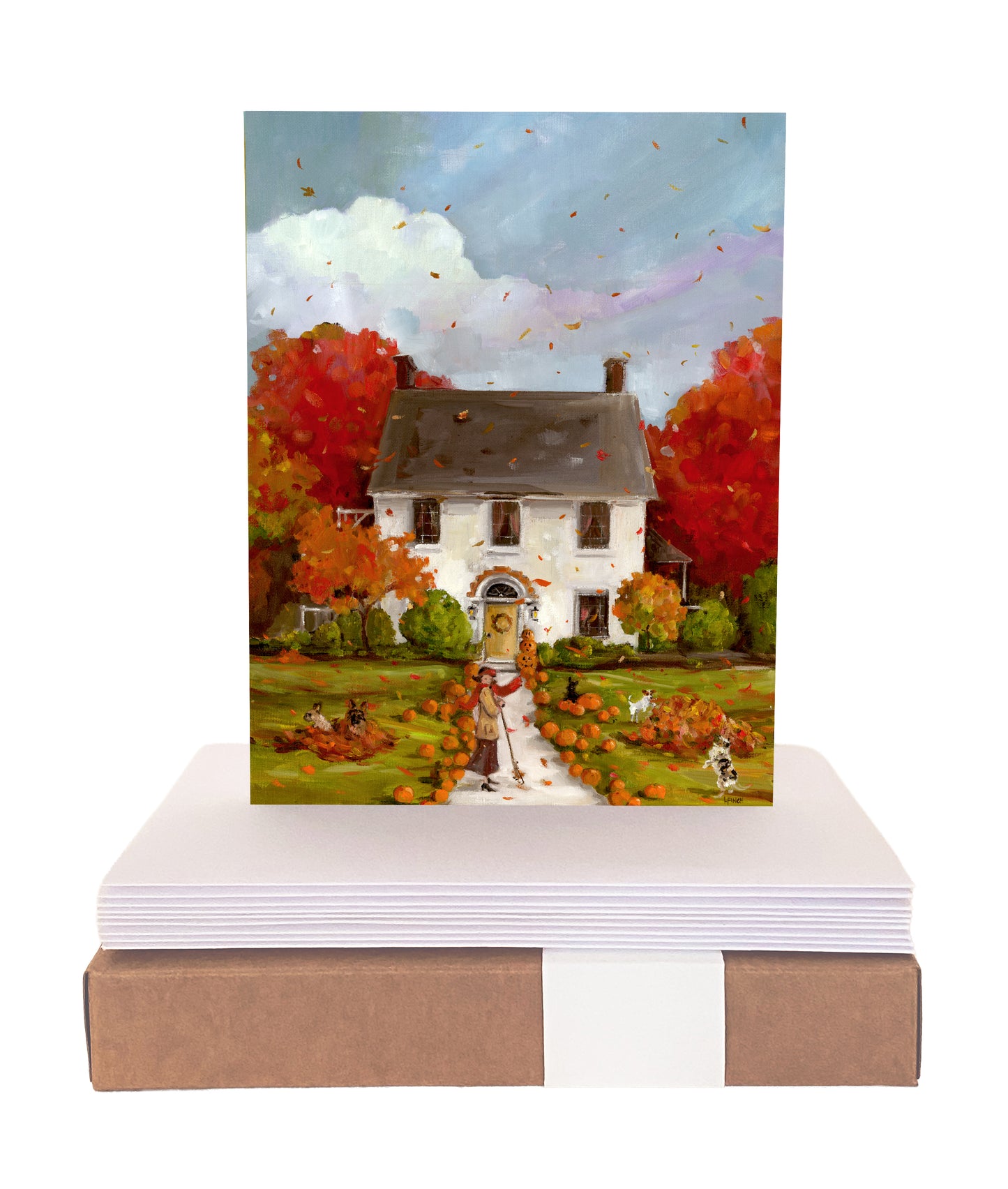 Falling Leaves - Boxed Set of 8