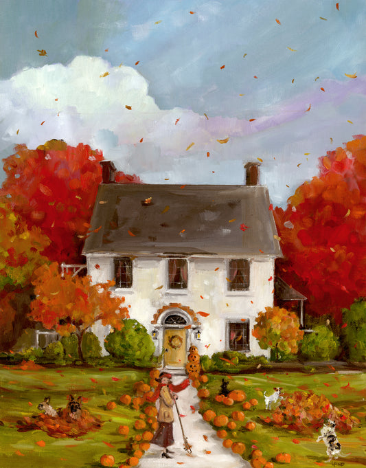 Falling Leaves - Fine Art Print