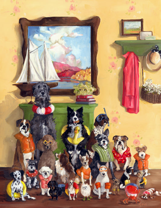 Life at the Lake House - Fine Art Print