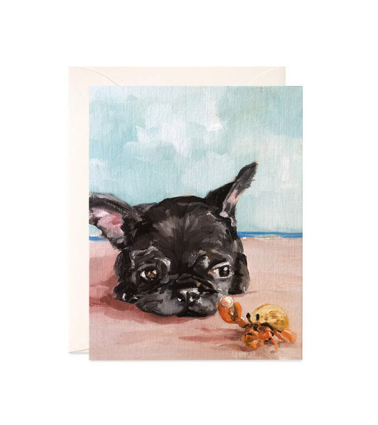 A Little Souvenir - Hand Glittered Notecard