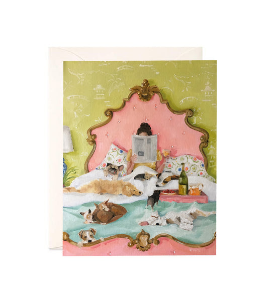 The Saturday Paper - Hand Glittered Notecard
