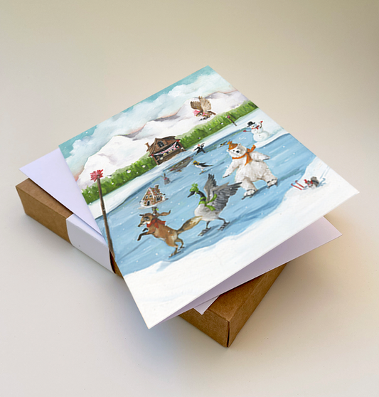 Skating Party - Boxed Set of 8