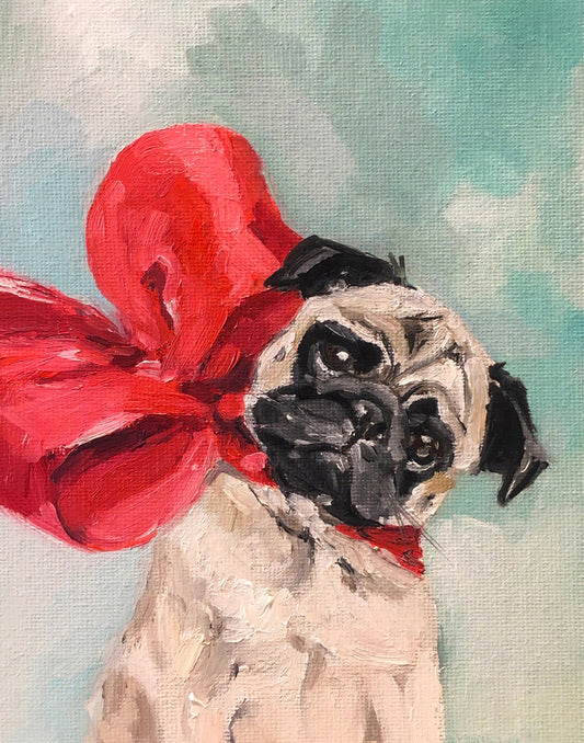 The Big Red Bow - Fine Art Print