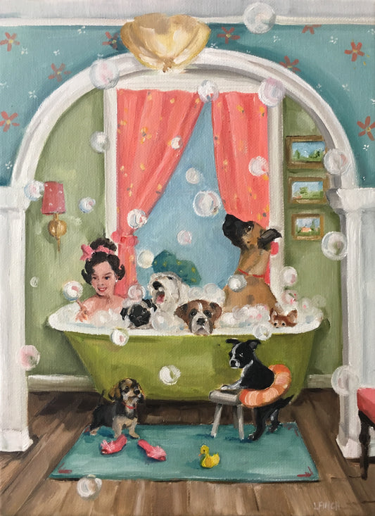 The Bubblebath - Fine Art Print