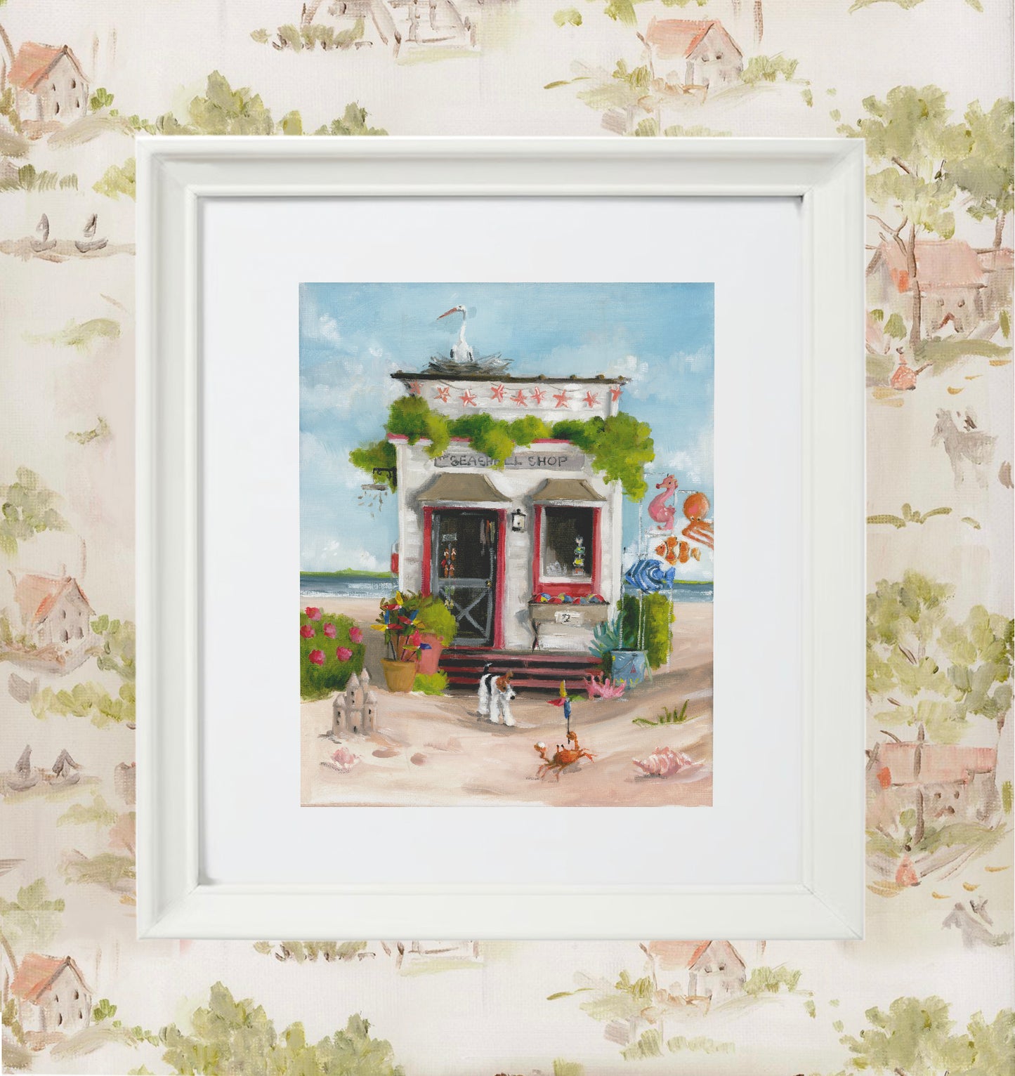 The Seashell Shop - Framed Print