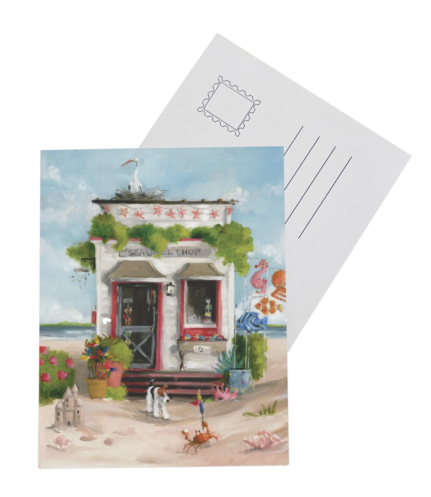 The Seashell Shop Postcard - Set of 8