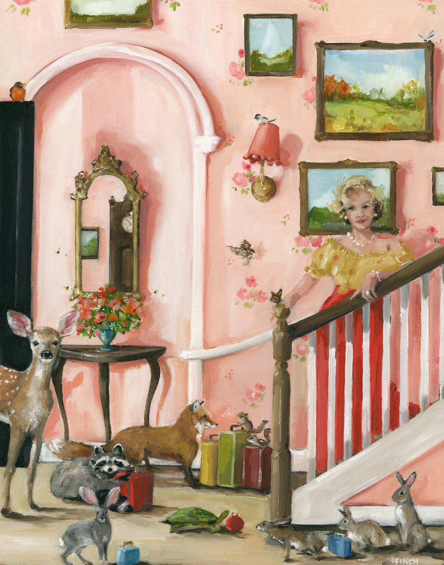 Weekend at Rose Cottage - Fine Art Print